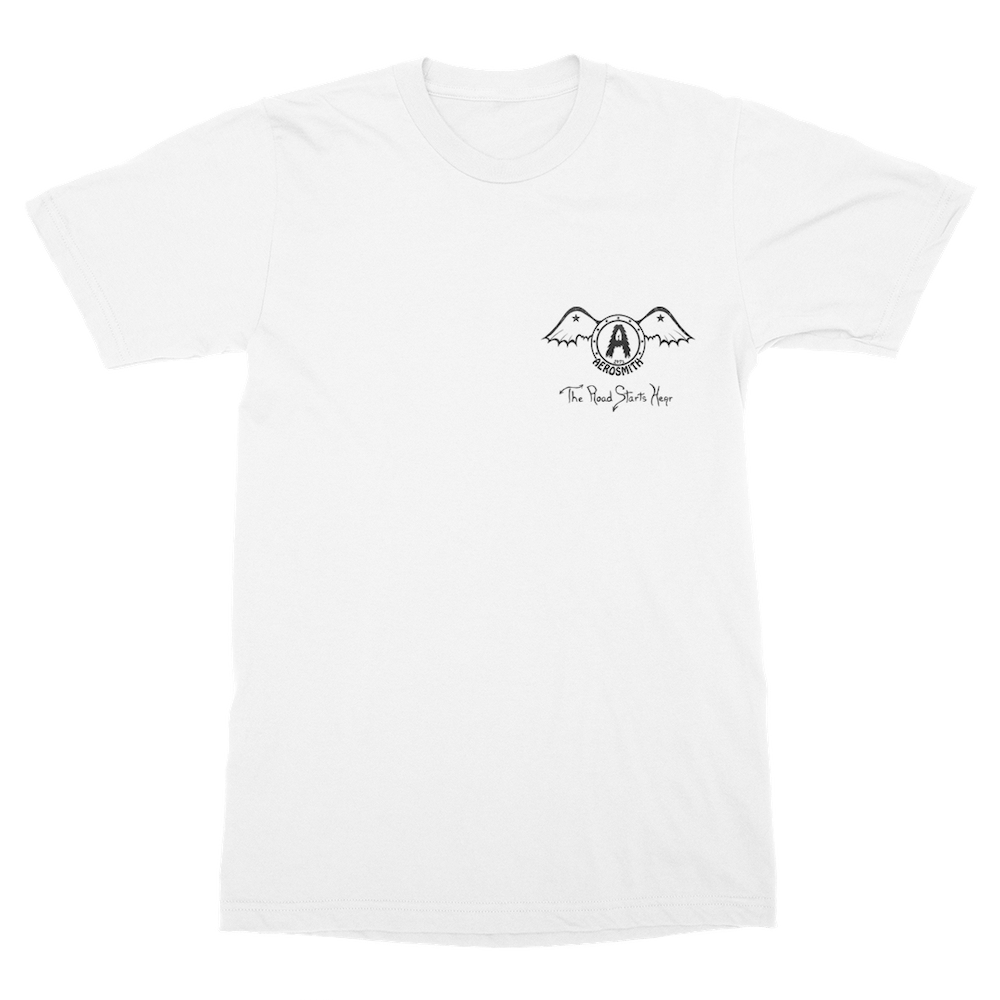 Aerosmith Merch Movin’ Out White T-Shirt