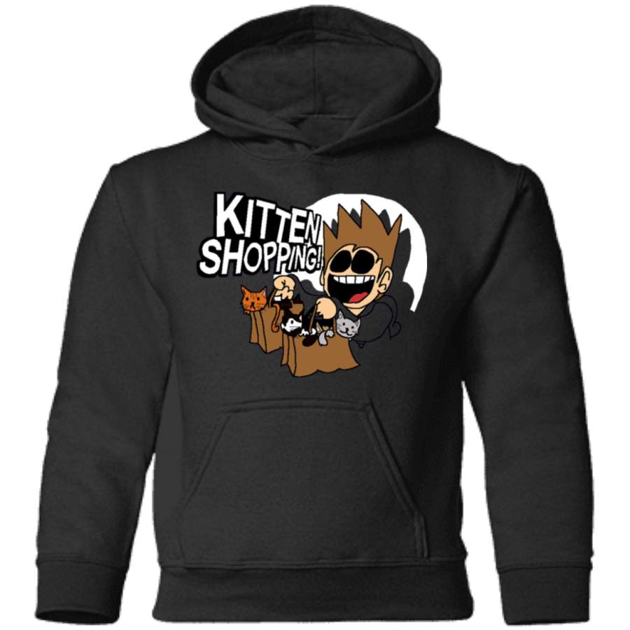 AGR EDDSWORLD KITTEN SHOPPING Toddler Pullover Hoodie