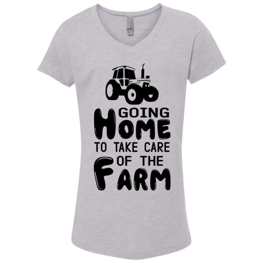 Farmer Kids Tee – Going Home To Take Care Of The Farm T-Shirts