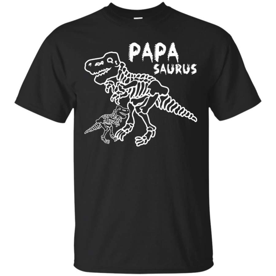 AGR Dinosaur Papa Saurus T Shirt Proud Papa Gifts Fathers Day