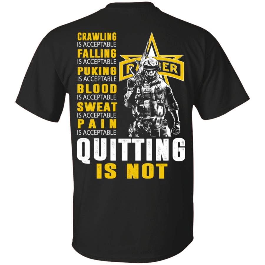 US Ranger Quitting T-Shirt