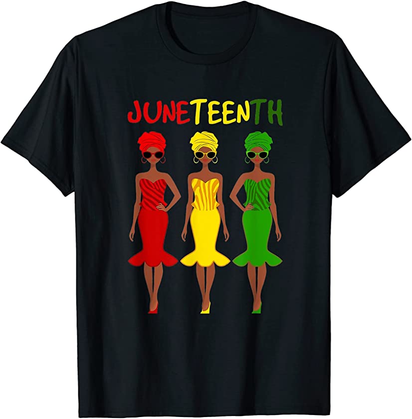 Juneteenth Melanin Black Queen, Black Ancestors Freedom T-Shirt