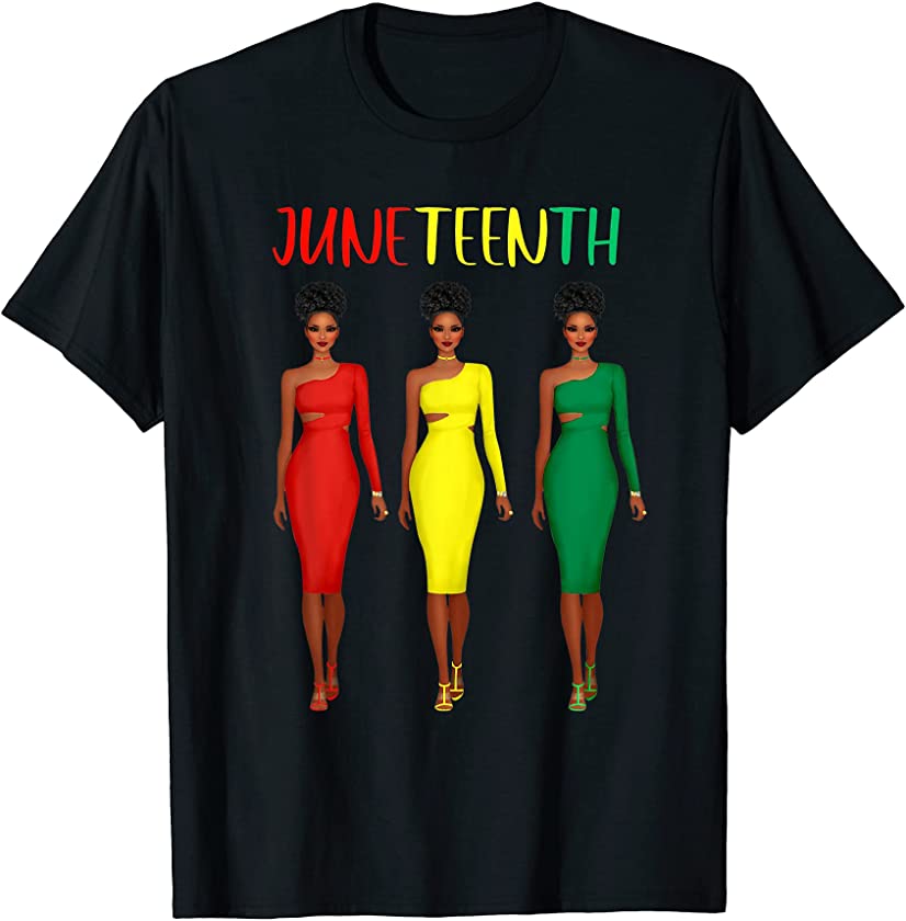 Juneteenth Melanin Black Women Black Queen T Shirt   KreamShirt