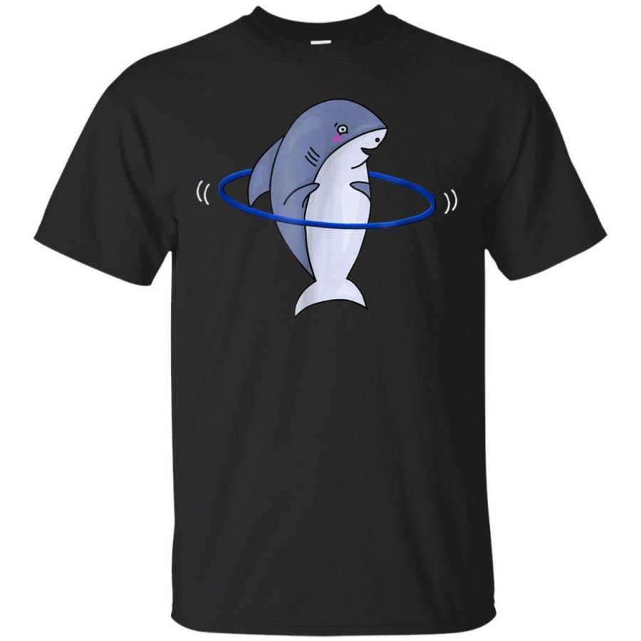 AGR Funny Shark Shirts  Shark Hula Hooping Jaq T-shirt