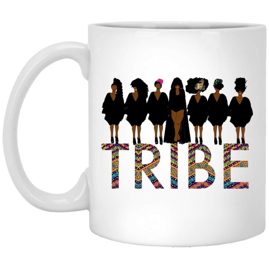 African American Coffee Mug Cute Black Women Tribe 11oz – 15oz White Mug