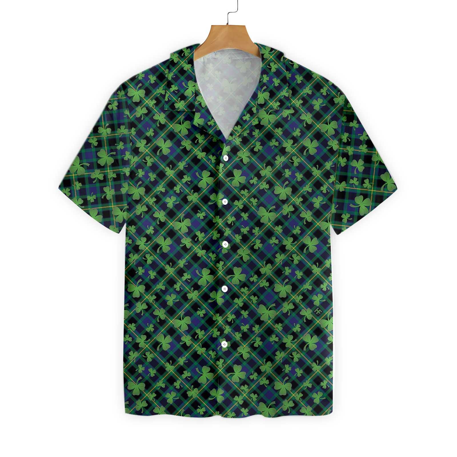 Shamrock Seamless Pattern 1901 Hawaii Shirt Ha89581