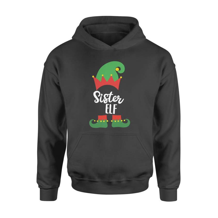 Sister Elf Family Christmas Hoodie
