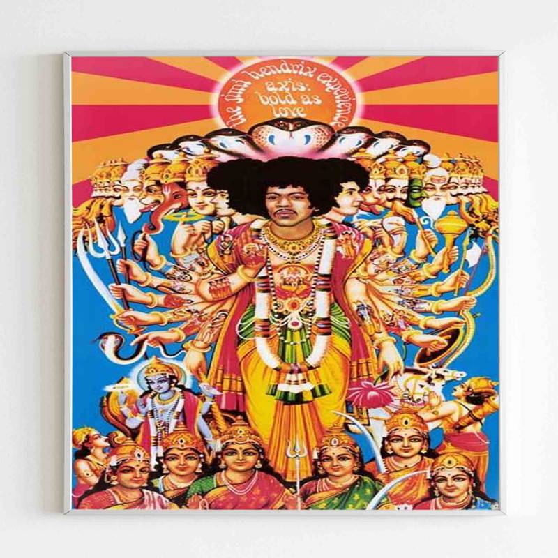 Jimi Hendrix Axis Bold As Love Poster - Poster Art Design
