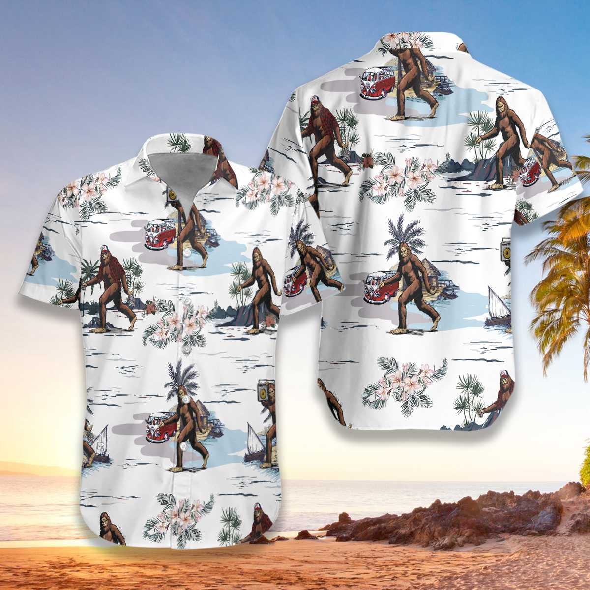 Bigfoots Are Ready For Summer Hawaii Shirt Unisex Adult Ha22345