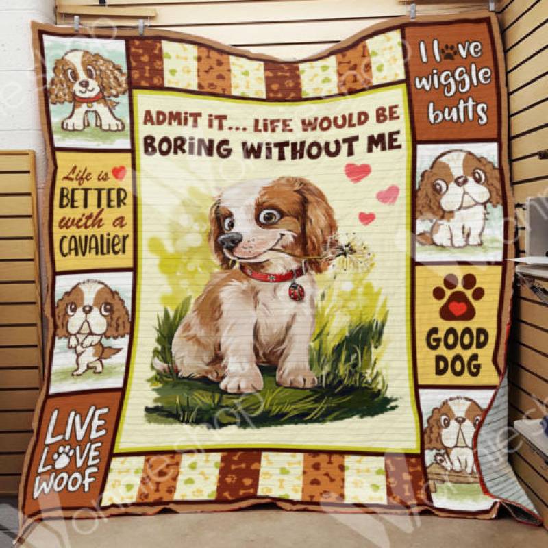 Cavalier King Charles Spaniel Dog Blanket DCB1102 78O53