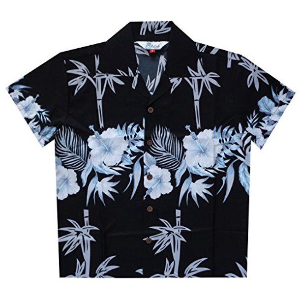 Bamboo Black Amazing Design Hawaii Shirt Ha23188