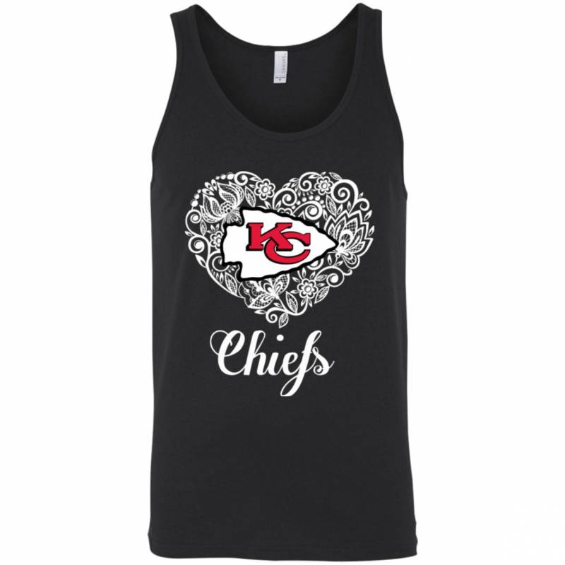 Kansas City Chiefs Lace Heart Shirts