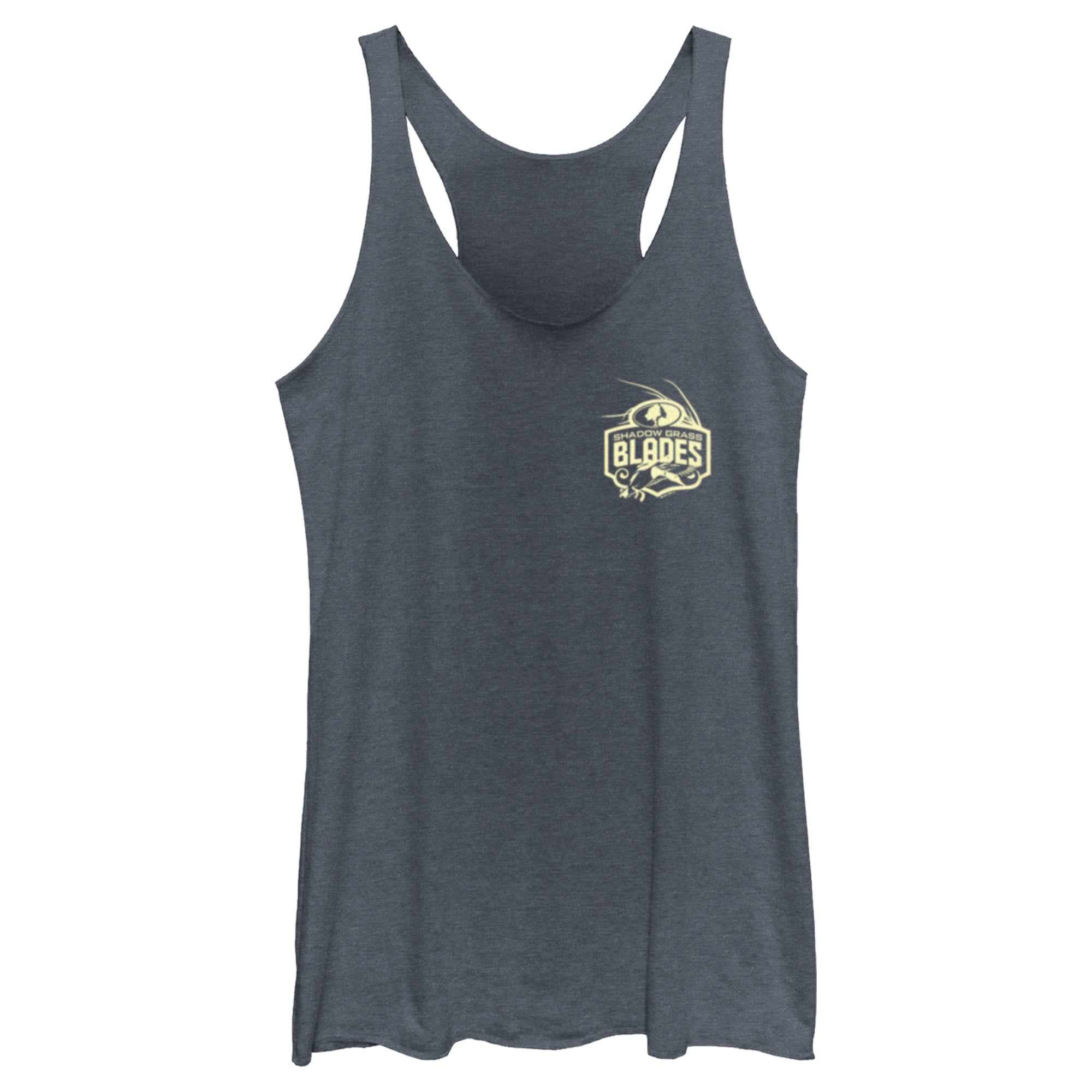 Women’S Mossy Oak Small Shadow Grass Blades Logo Racerback Tank Top