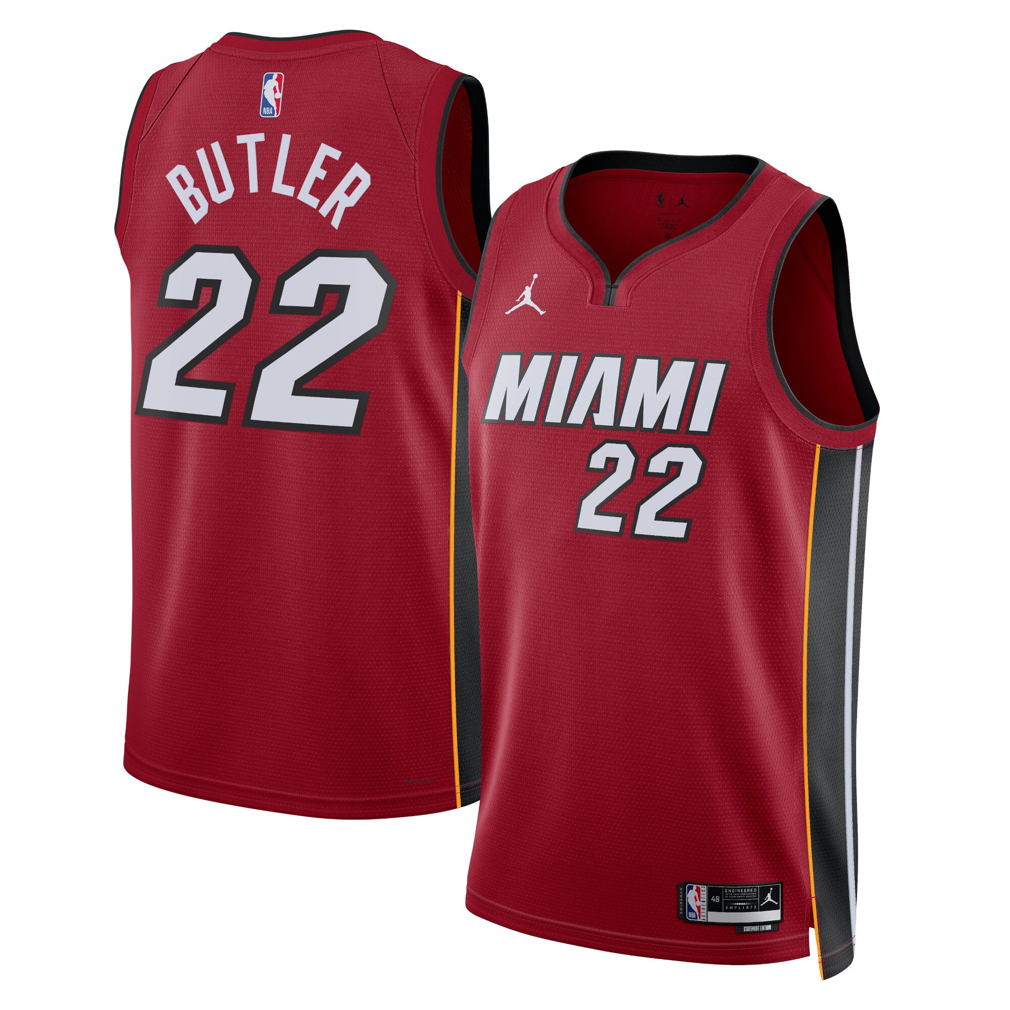 Miami Heat Jordan Statement Edition Swingman Jersey – Red – Jimmy Butler – Unisex