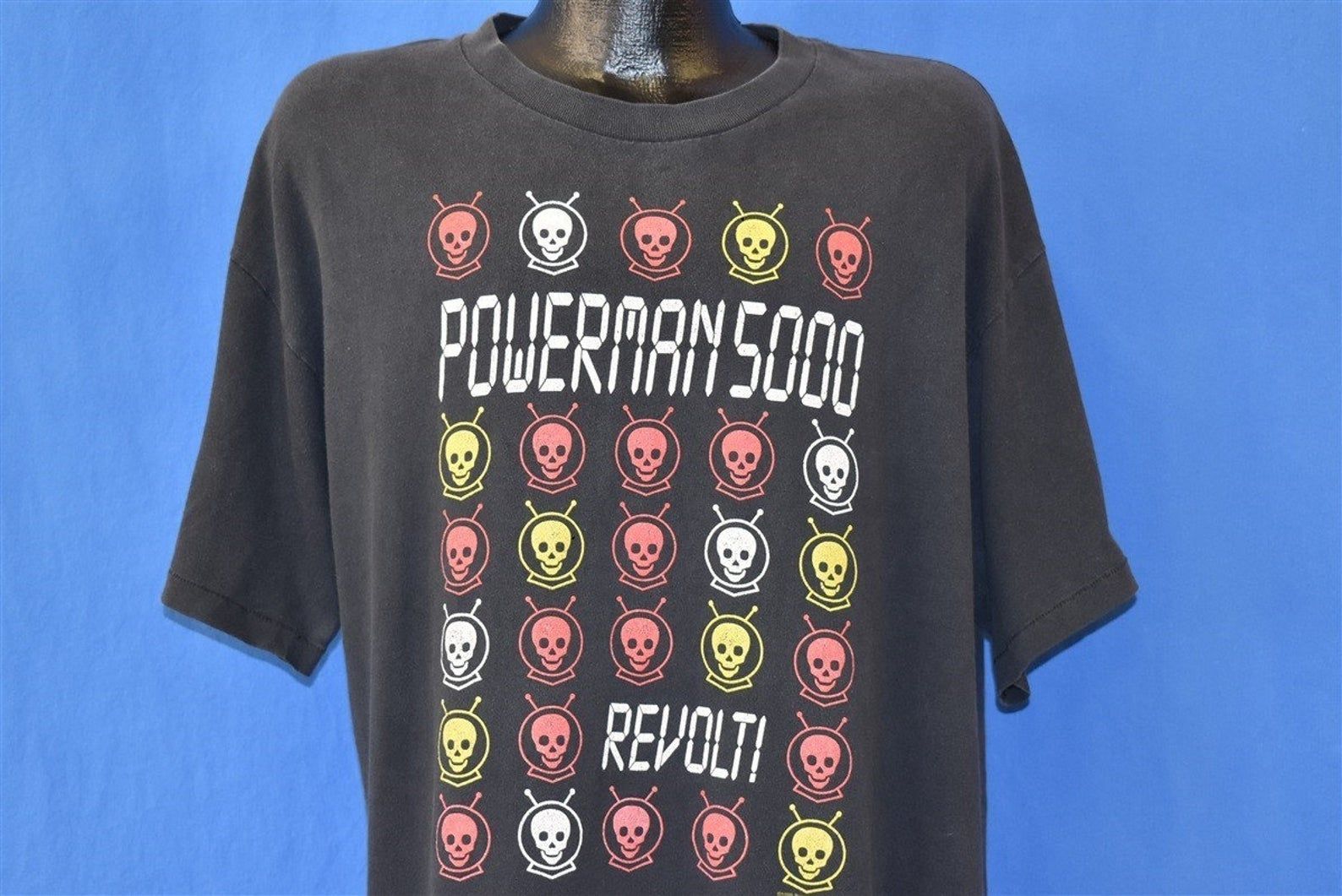 90S Powerman 5000 Revolt! Pm5K T-Shirt Extra