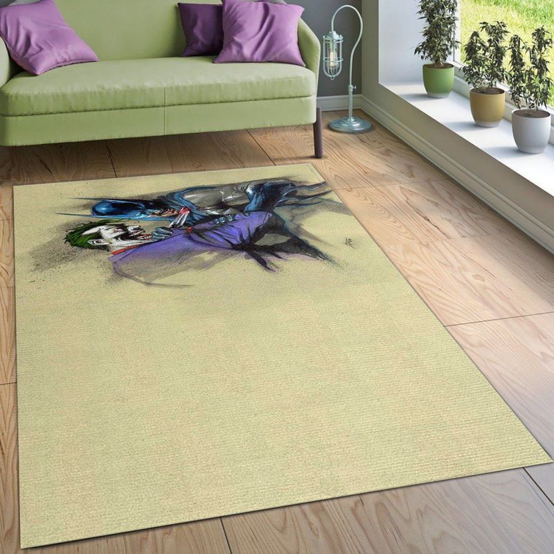 Batman And Joker Area Rug Living Room And Bed Room Rug Gift Us Decor