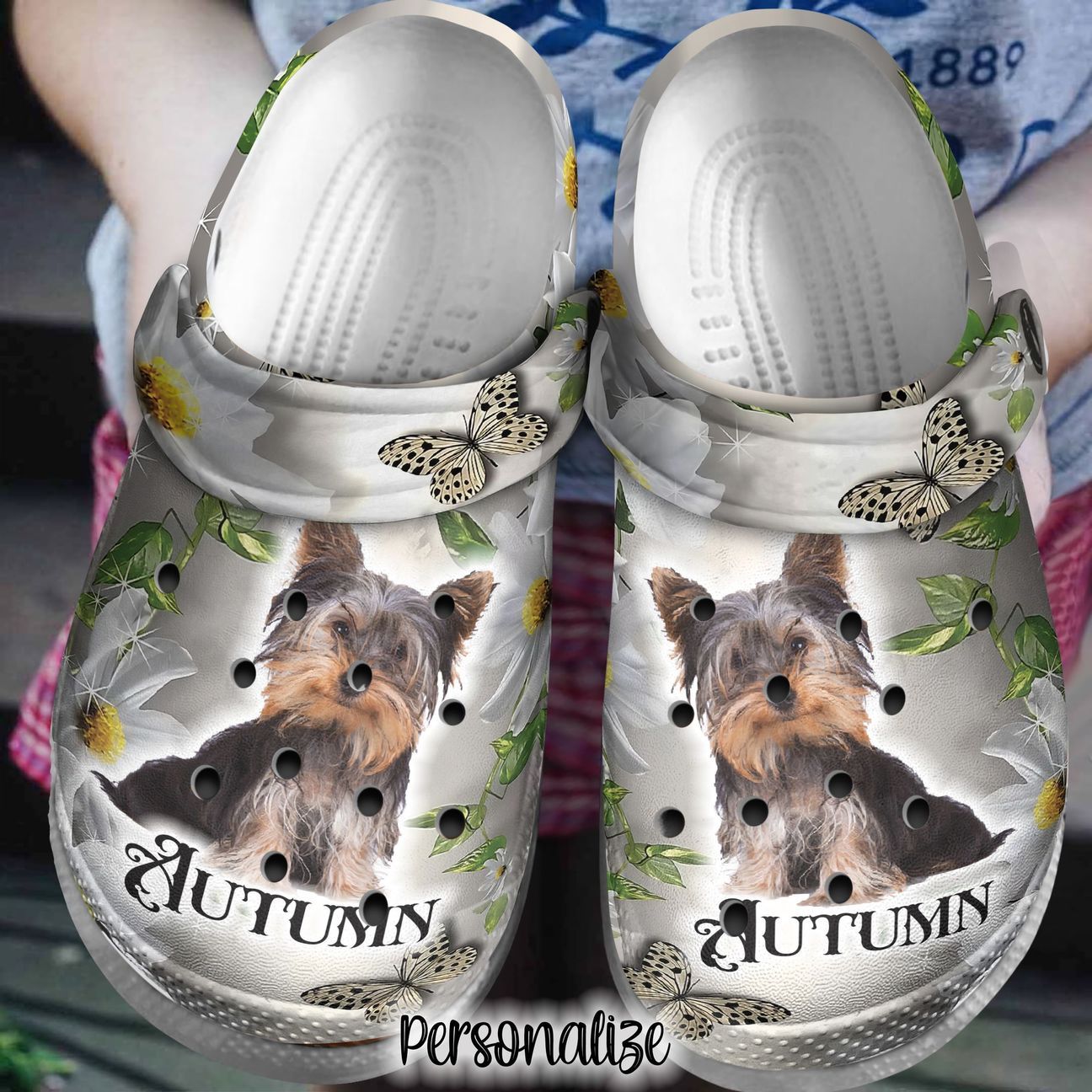 Yorkshire Personalized Clog, Custom Name, Text, Color, Number Fashion Style For Women, Men, Kid, Print 3D This Is My Yorkie