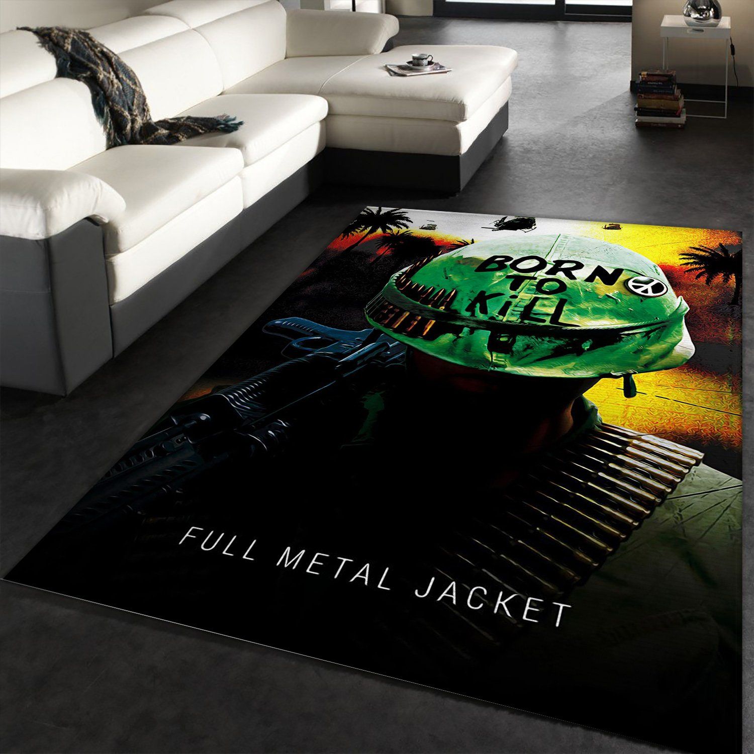 Full Metal Jacket Rug Art Painting Movie Rugs Home Decor Floor Decor