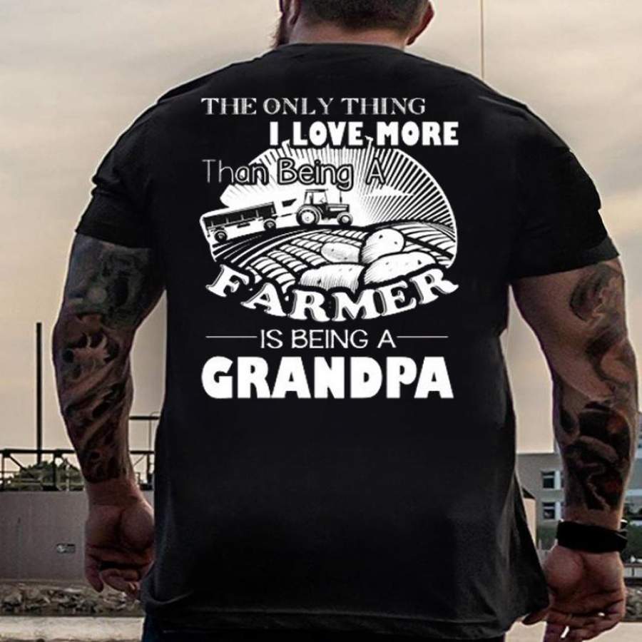 A Farmer Is A Grandpa Tee Shirt Men’S T-Shirt