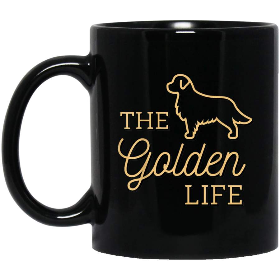 The Golden Life Golden Retriever Puppy Dog Mug