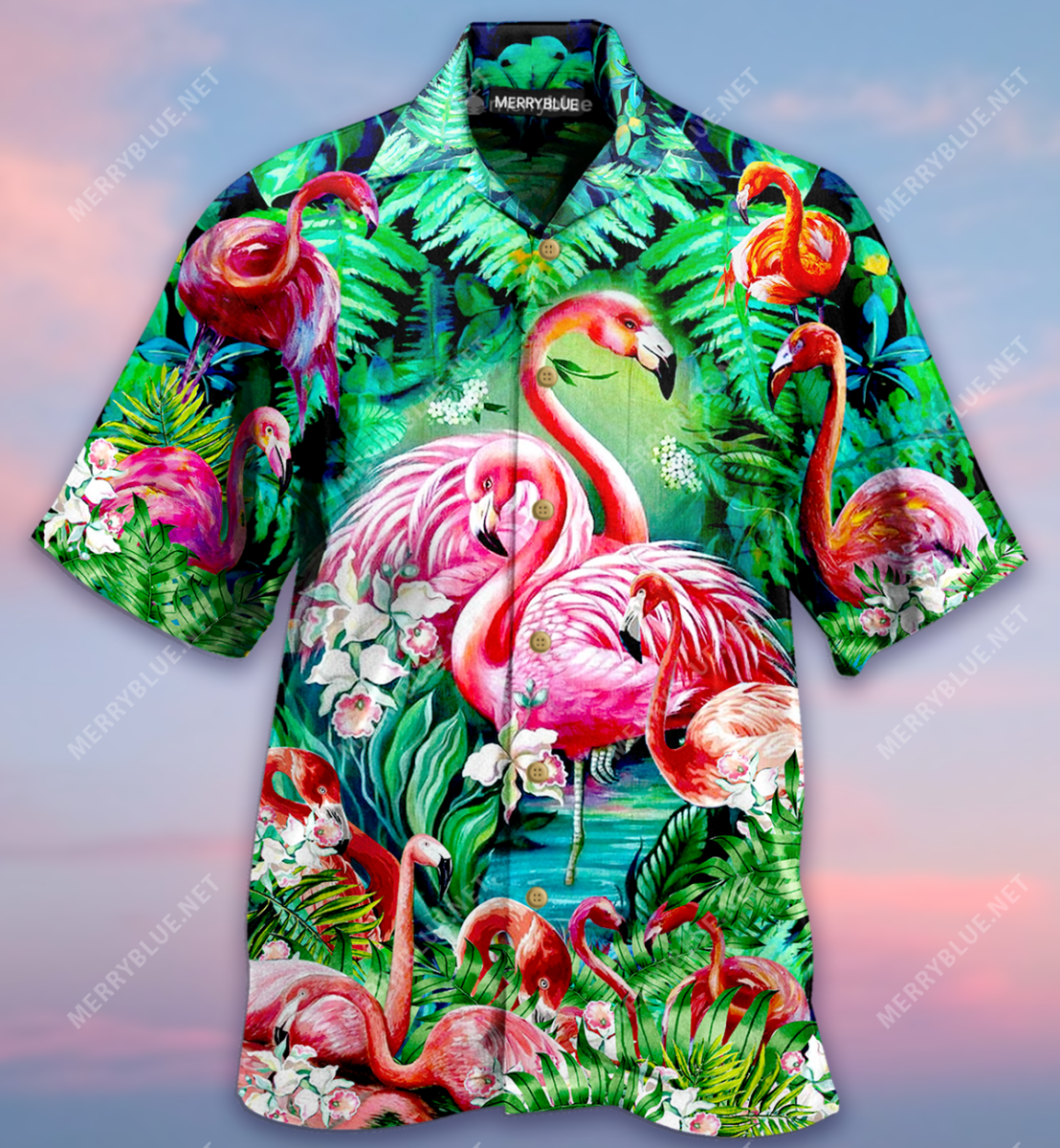 Flamingo Why Fit In When You Were Born To Stand Out Unisex Hawaii Shirt Ha822