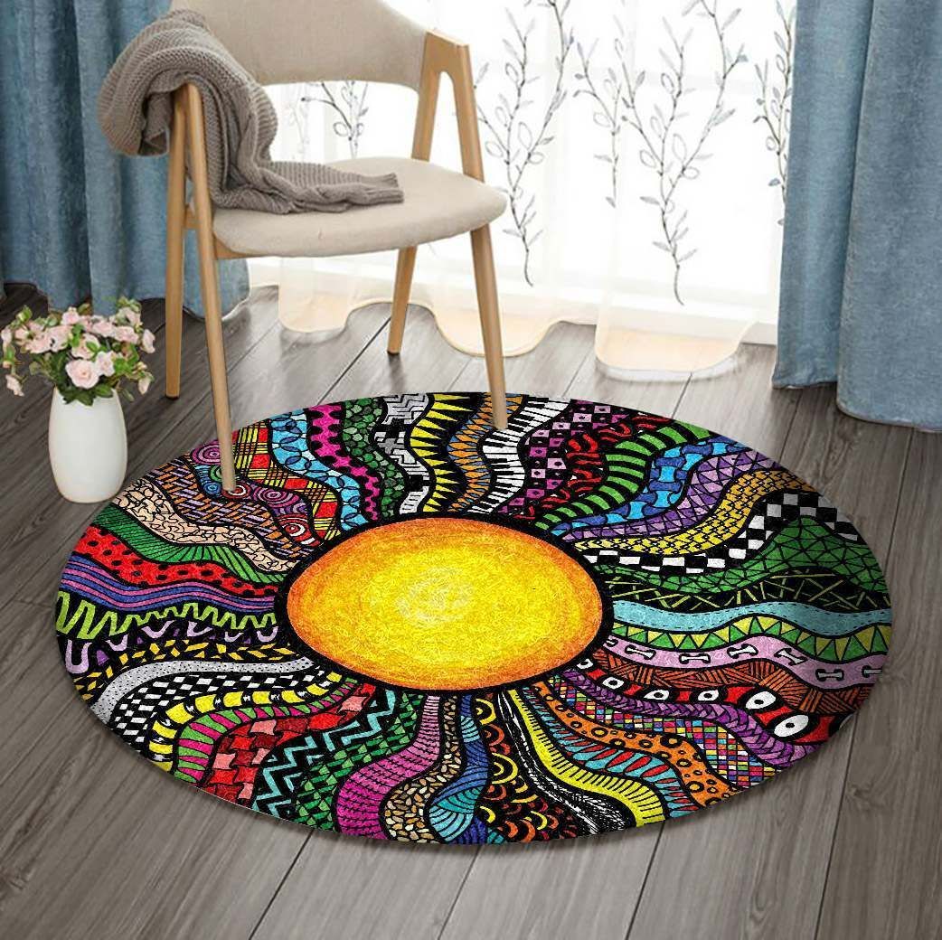 Hippie Sun GE4836 Round Rug  CYSI2907