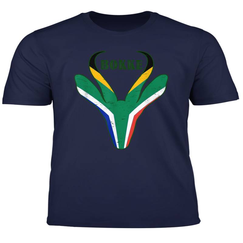 South African Rugby Springboks Bokke Africa Flag T Shirt