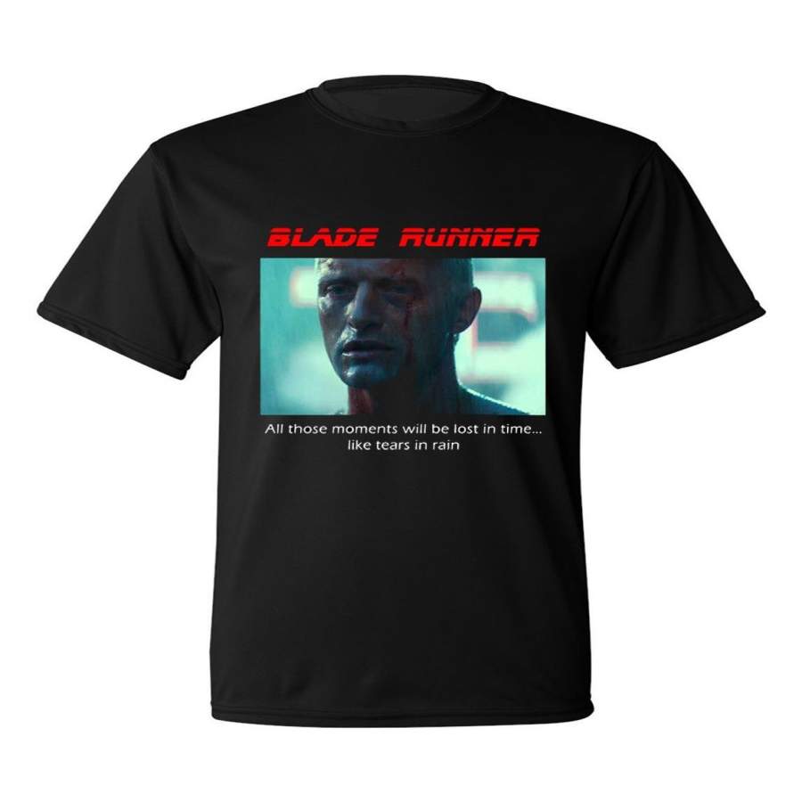 Blade Runner V34 Movie Poster Black T Shirt All Size S-3XL