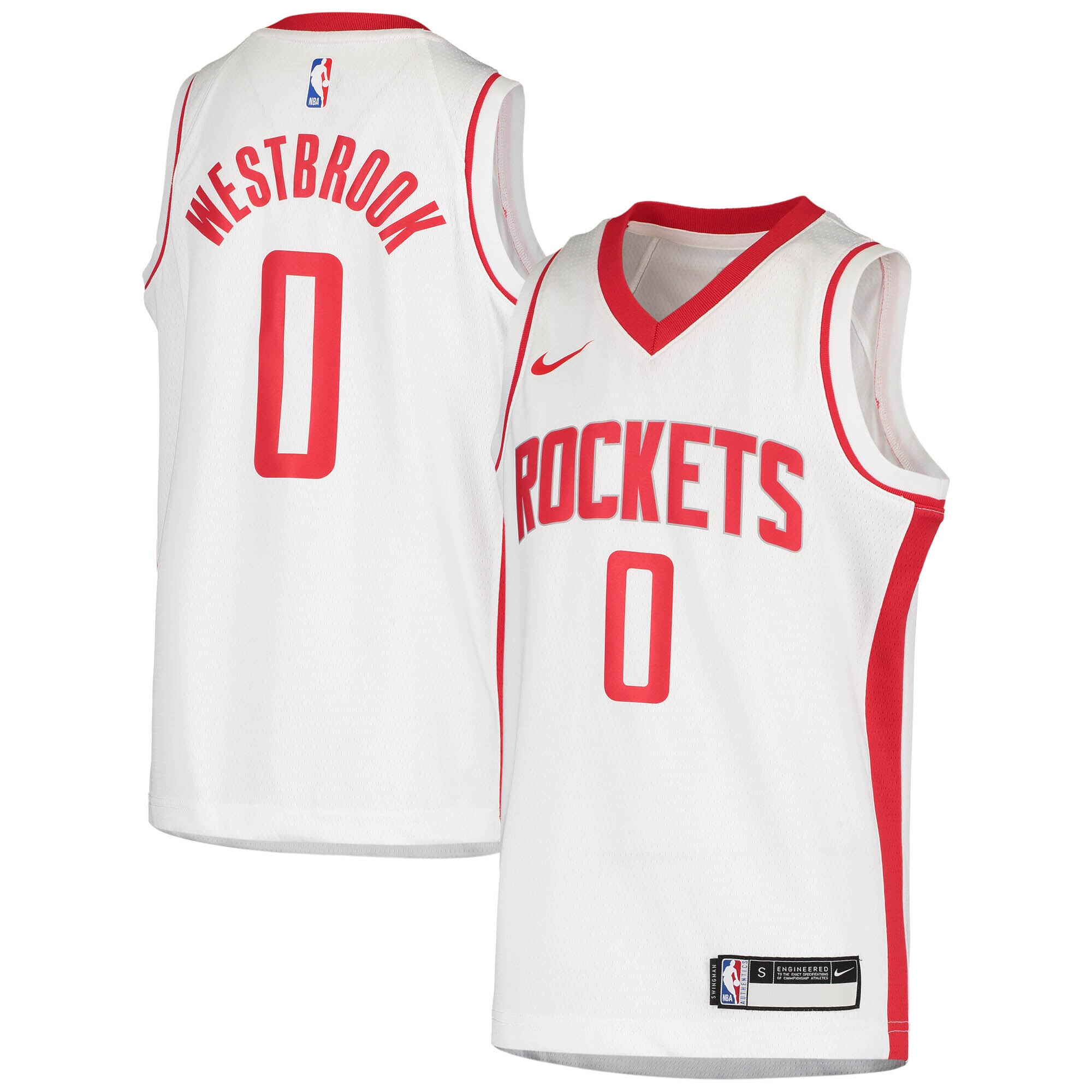 Russell Westbrook Houston Rockets Youth Swingman Jersey – Association Edition – White