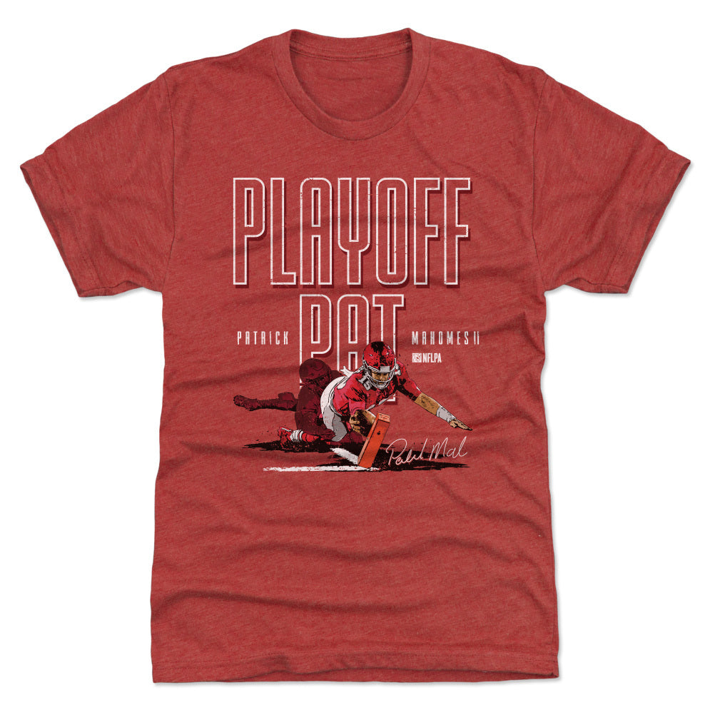 Patrick Mahomes Kansas City Playoff Pat/Unisex Tee/3Xl