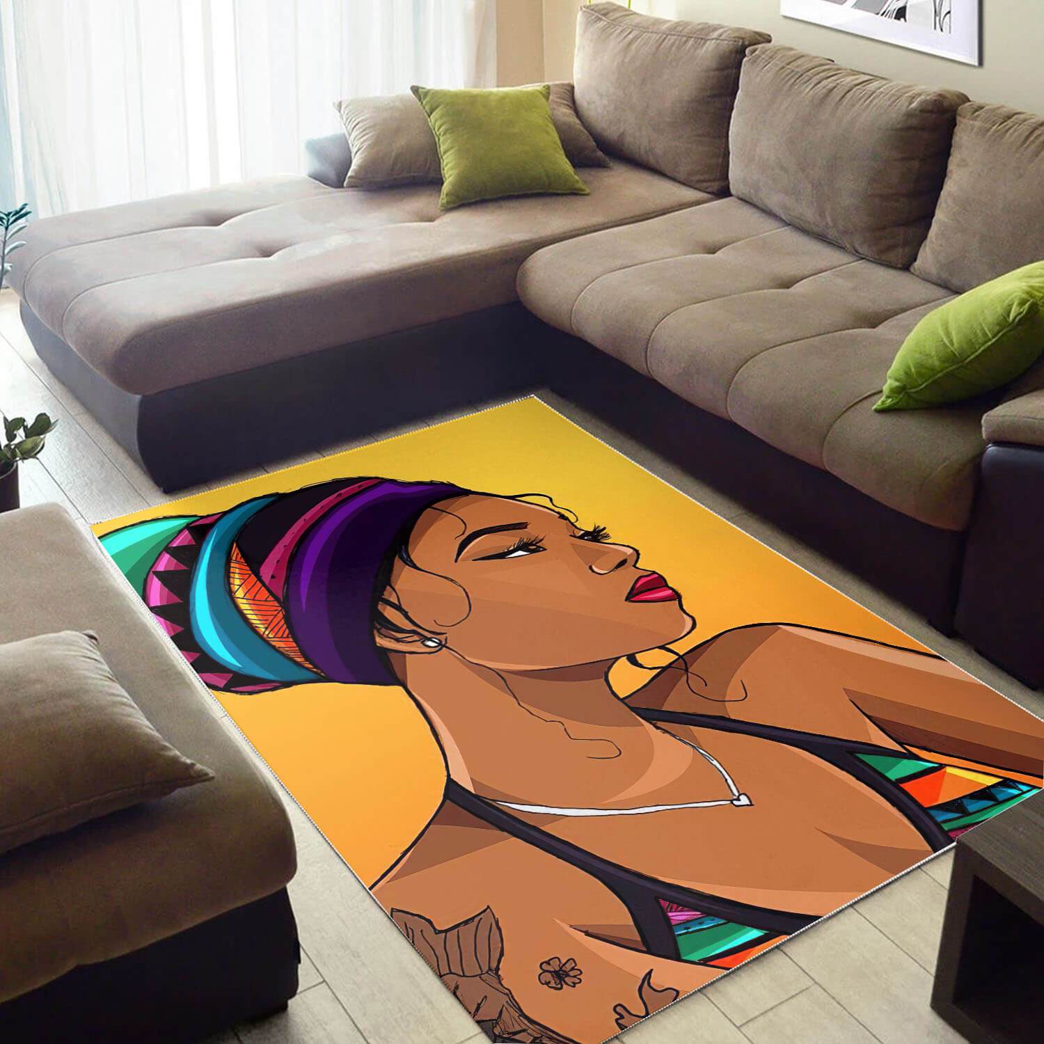 Afrocentric Rugs Beautiful Afrocentric Lady African American Carpet Afrocentric Decor Ideas WBG31250