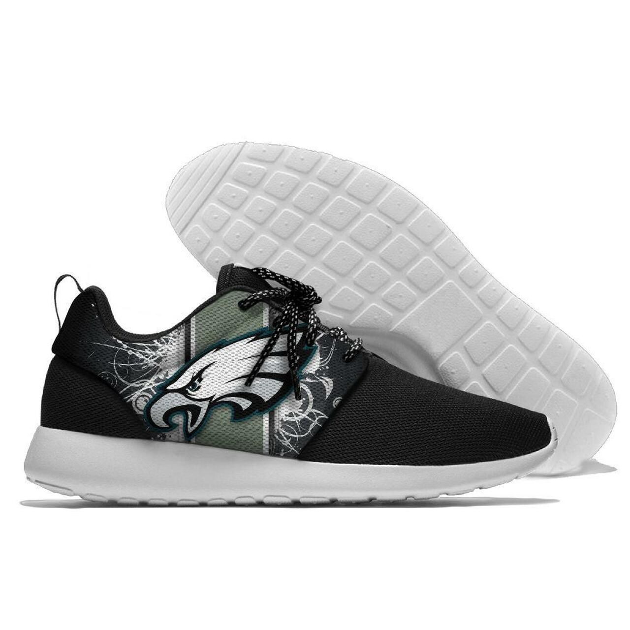 Mens And Womens Philadelphia Eagles Lightweight Sneakers, Eagles Running Shoes