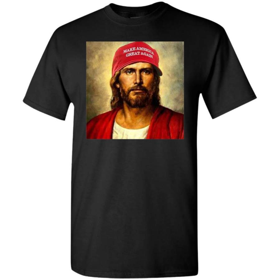 AGR Jesus Make American Great Again Shirt G500 Gildan