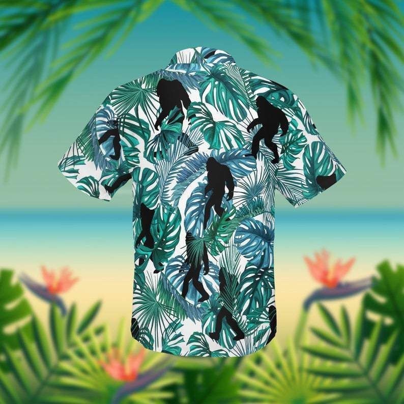 Check Out This Awesome Hawaii Aloha Shirts Big Foot And Palm Trees Ha58666