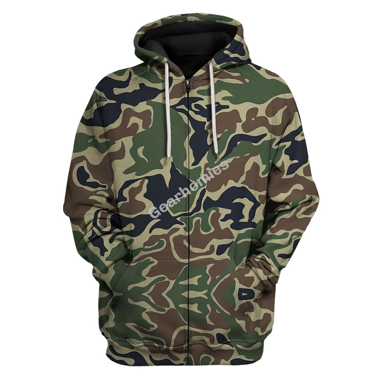 Aliens Uscm Colonial Marines Camo Zip Hoodie