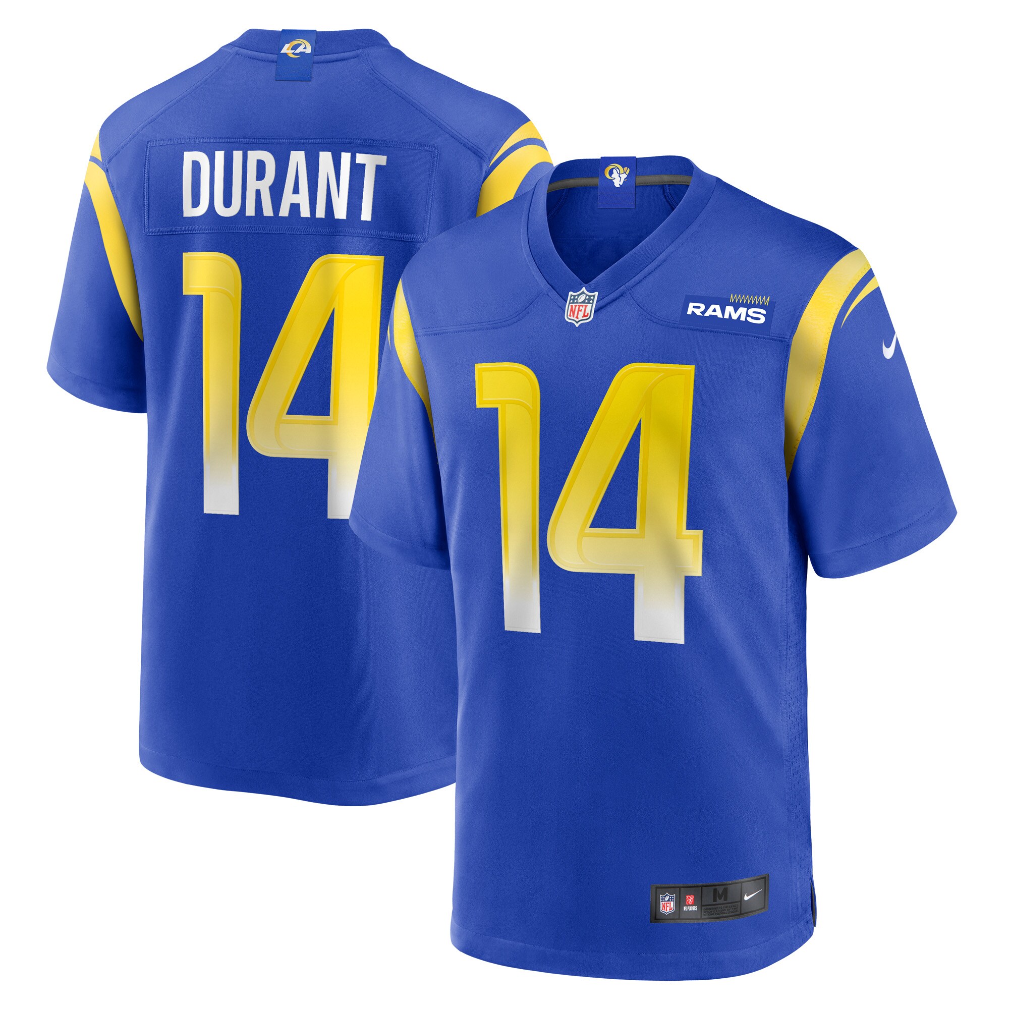 Men’s Los Angeles Rams Cobie Durant Royal Game Player Jersey