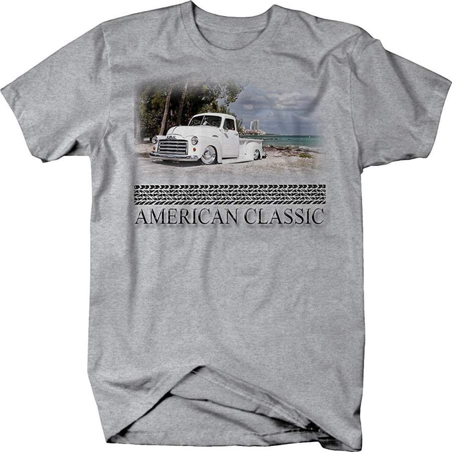 American Classic – Gmc 1950’S Pickup Truck Custom Hotrod Beach Tshirt