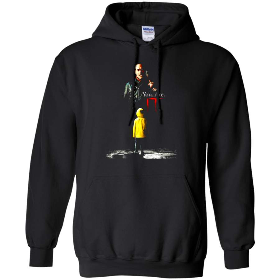 AGR Pennywise And The Walking Dead Negan You Are IT Stephen King Hoodie