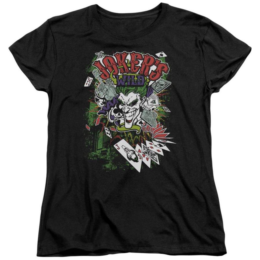 Batman – Jokers Wild Short Sleeve Women’s Tee