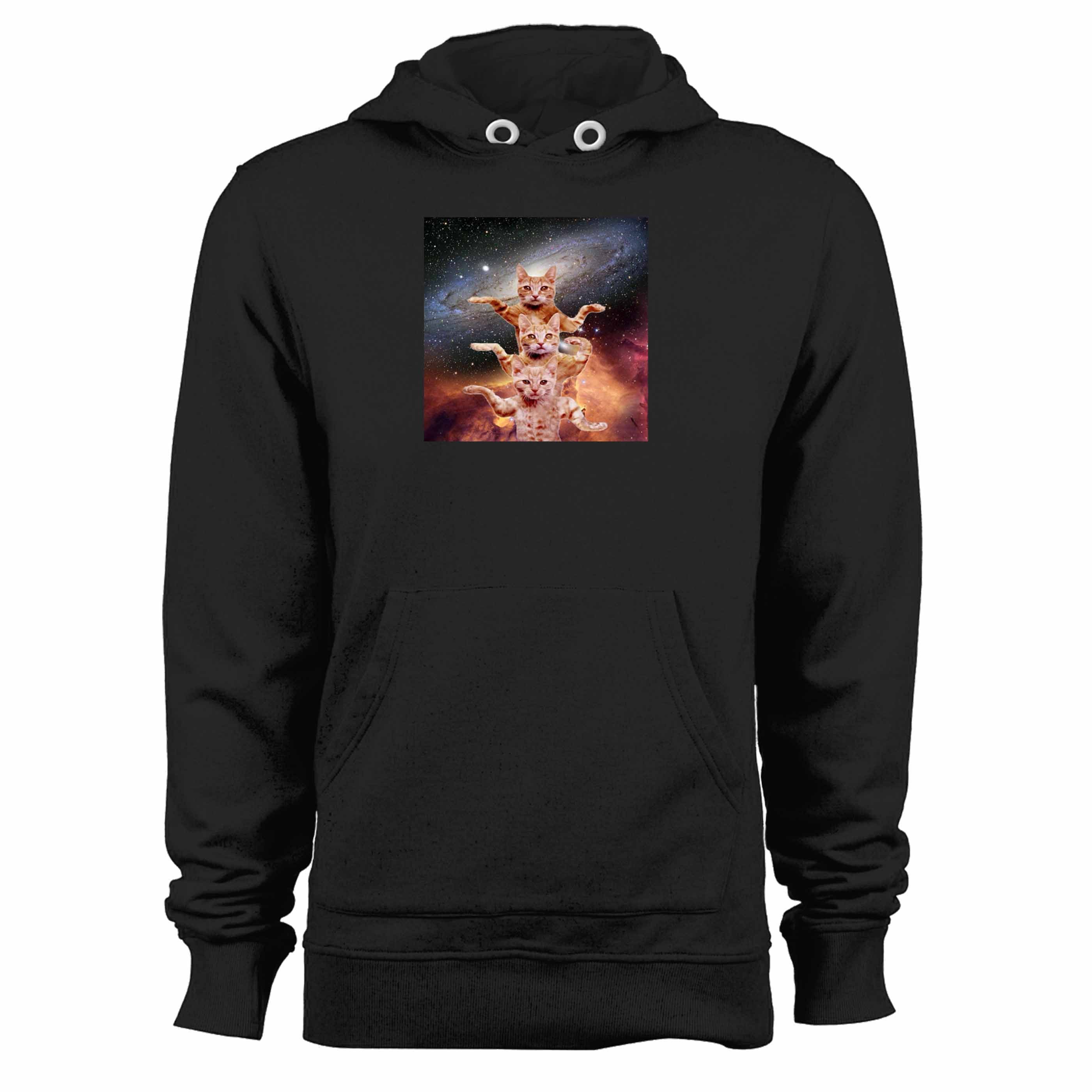 Cats Are Dancing In Space Kitten Unisex Hoodie