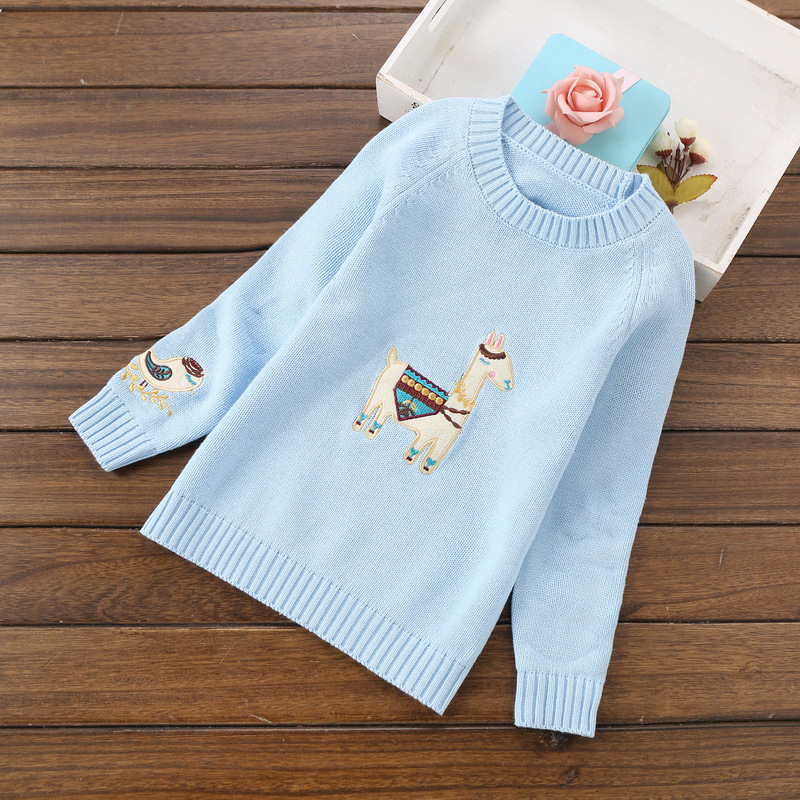 2022 Ins Fashion Children Sweaters 2-6 Years Girls Sweaters Knit Clothing alx