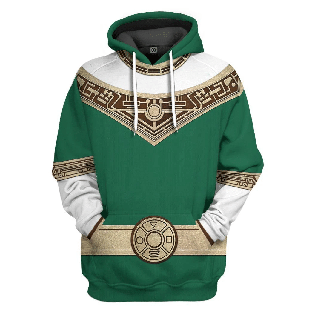 Gearhumans 3D Power Rangers Zeo Green Custom Tshirt Hoodie Apparel