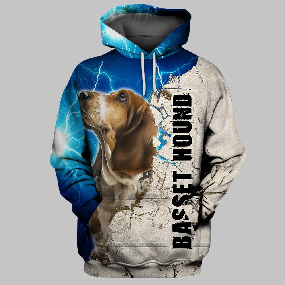 Basset Hound Dog 3D Full Printing