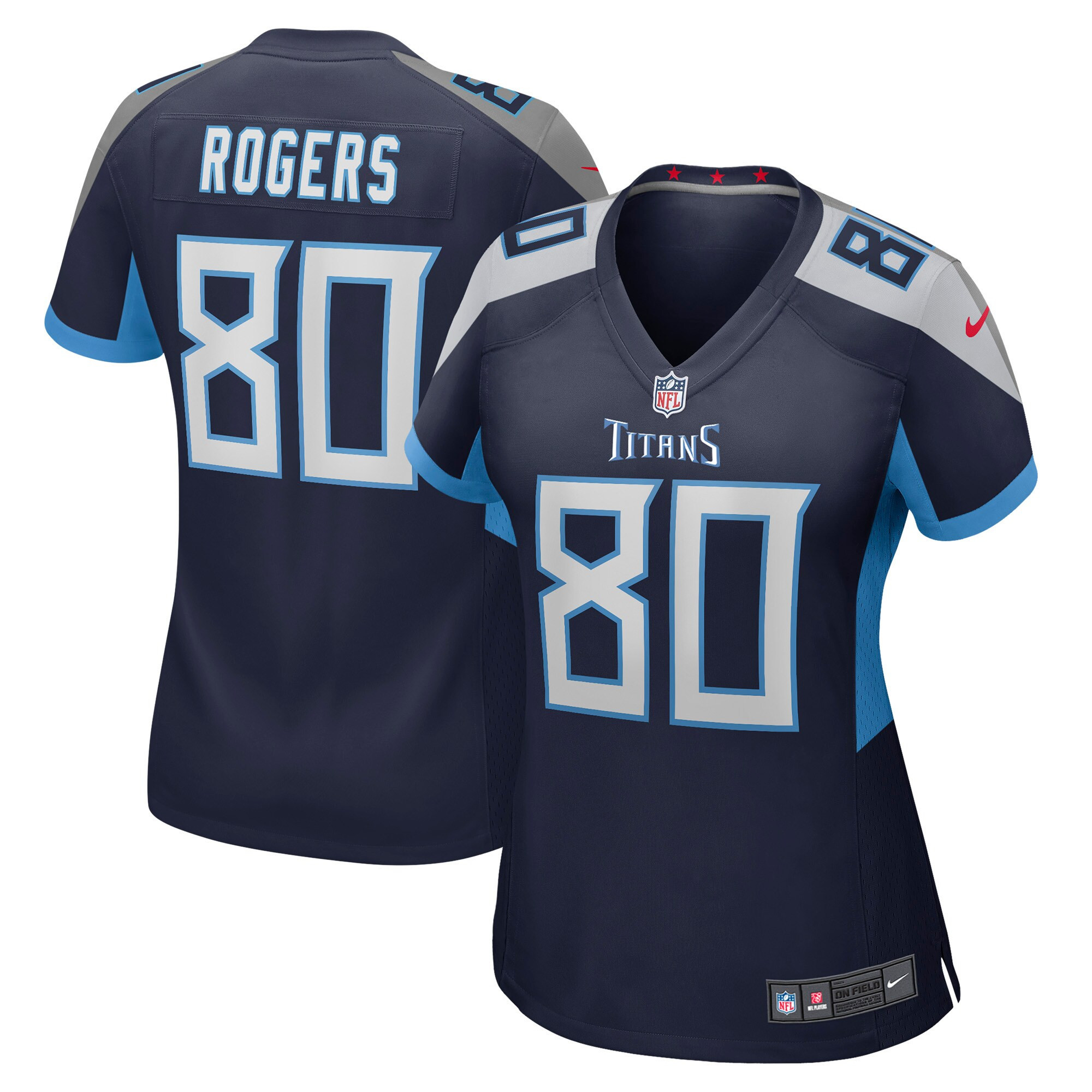 Chester Rogers Tennessee Titans Womens Game Jersey – Navy NFL