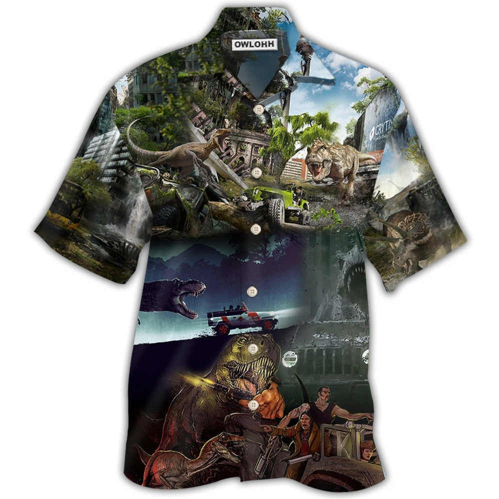 Dinosaur Jeep Strong Style Hawaii Shirt Ha81348