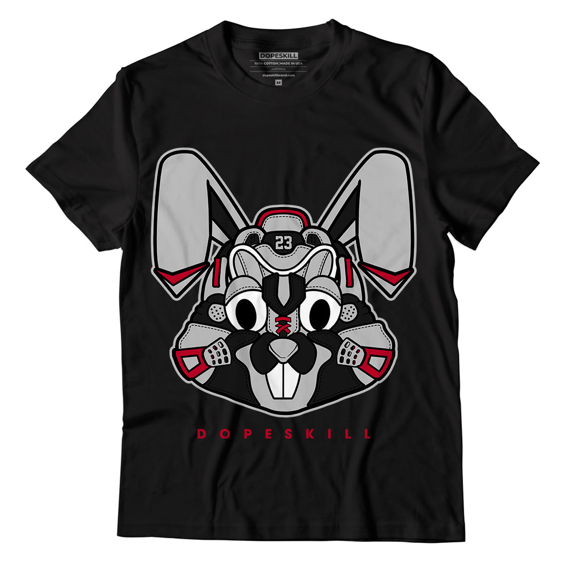 Jordan 9 Particle Grey Dopeskill T-Shirt Sneaker Rabbit Graphic