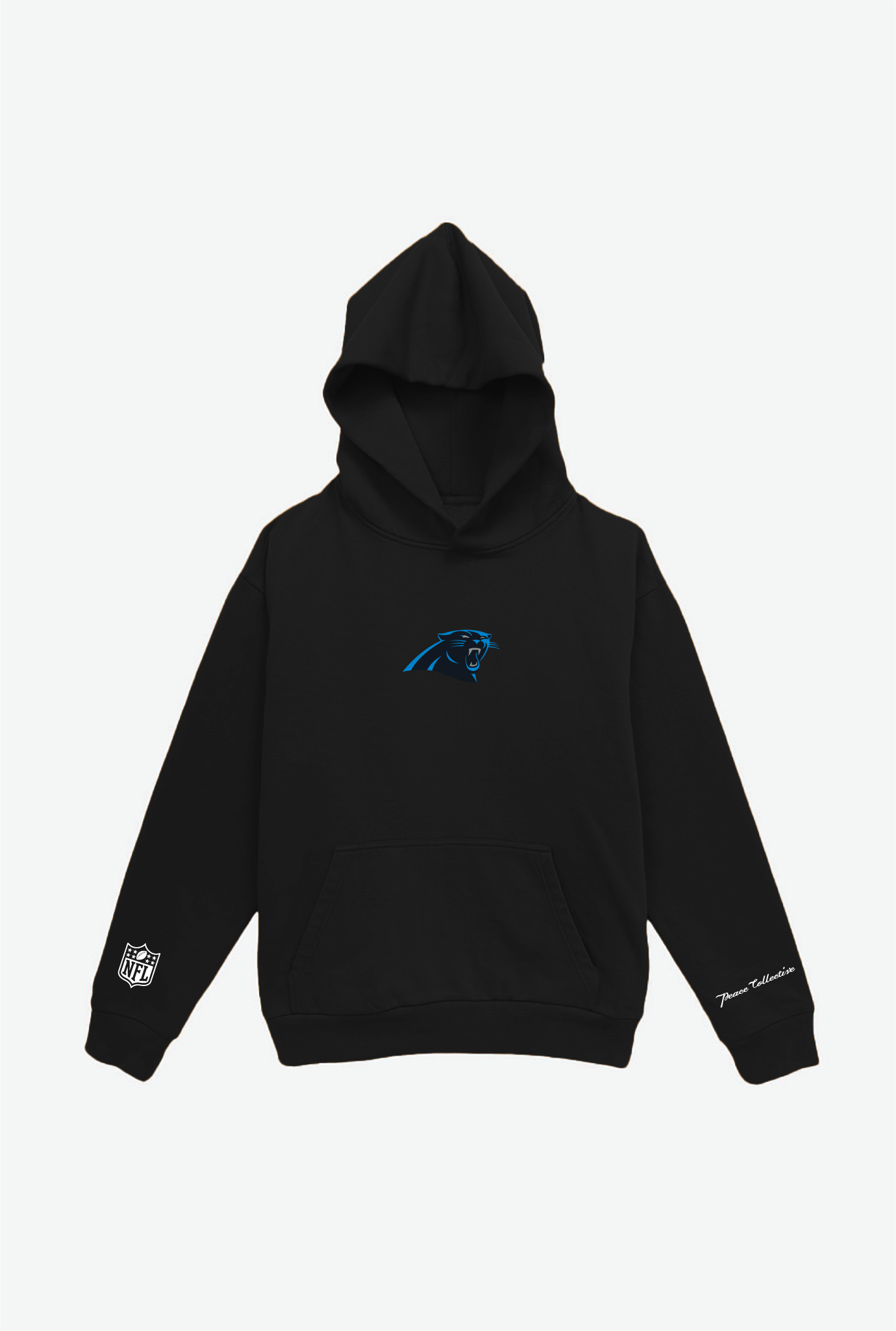 Carolina Panthers Logo Heavyweight Hoodie – Black