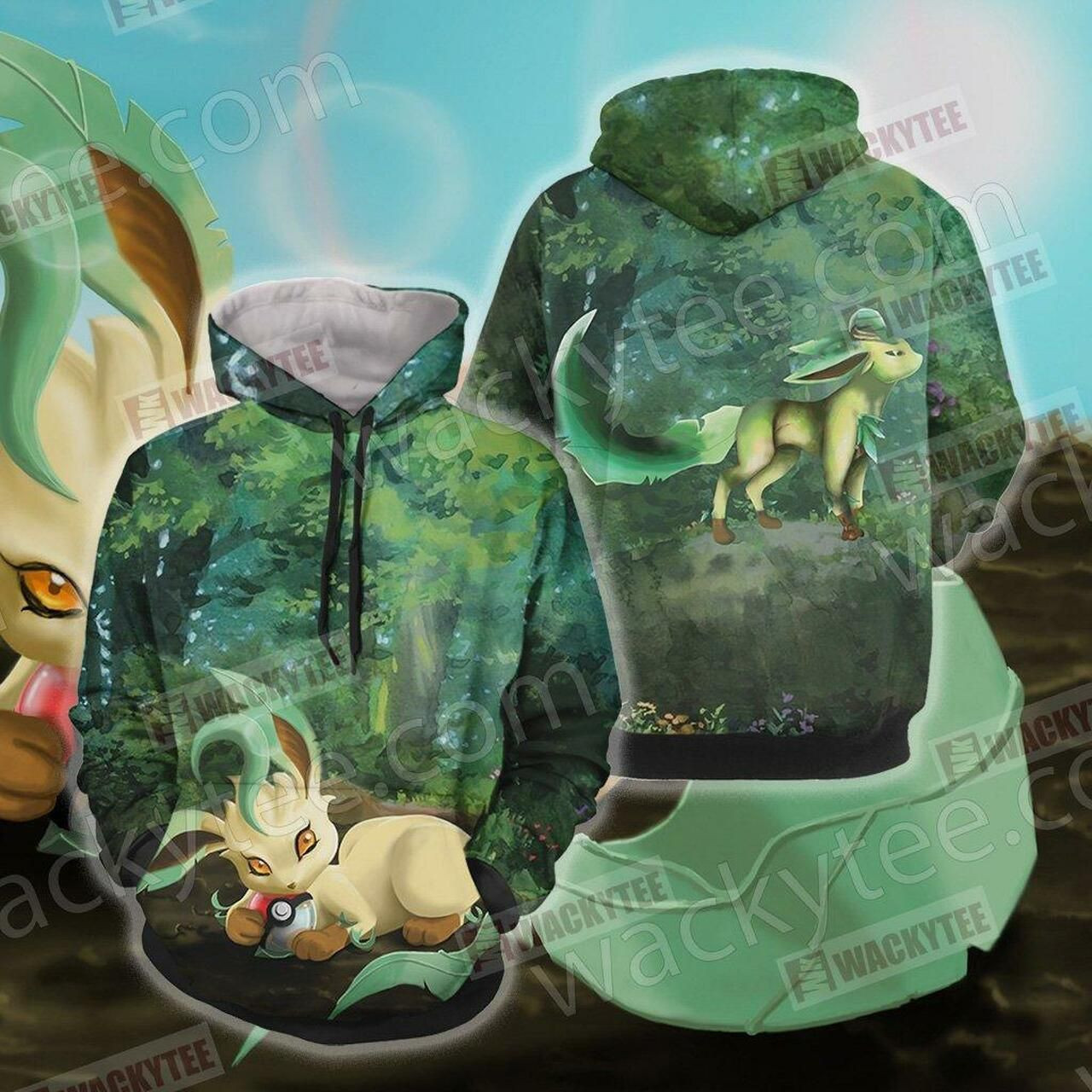 Pokemon Leafeon Unisex Hoodie & Zip Hoodie