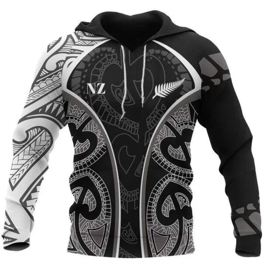 Maori ta moko tattoo rugby 3d all over printed shirt and short for man ...