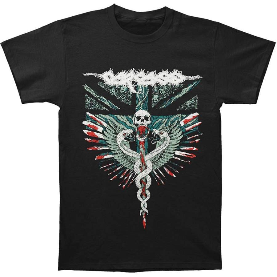 Carcass Metal Bands T Shirt Short Sleeve Men S Cotton Tee Round Neck Casual Tops Size S-3Xl